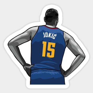 Nikola Jokic Vector Back Sticker